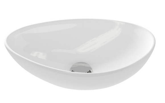 Раковина на столешницу MODUO 55 LEAF 0 отв.