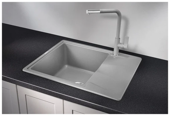 6201, АЛЮМИНИУМ, кухонная мойка, кварц 6201, АЛЮМИНИУМ, кухонная мойка, кварц