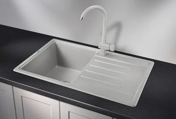 7602, БАЗАЛЬТ, кухонная мойка, СтандАРТ кварц 7602, БАЗАЛЬТ, кухонная мойка, СтандАРТ кварц