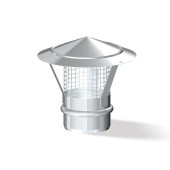 Зонт-Д с искрогасителем (нерж. сталь 0,5мм) Ф250 Зонт-Д с искрогасителем (нерж. сталь 0,5мм) Ф250