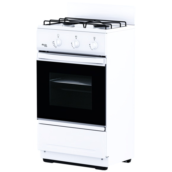 Плита газовая Лада Nova CG 32013 W (2-х конфорочная) 433