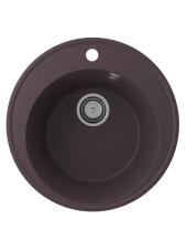 Мойка ULGRAN Quartz Nora 485-06, трюфель