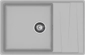 GRANFEST Мойка LEVEL 760L  1-чаша+крыло 760*500 серый арт.GF-