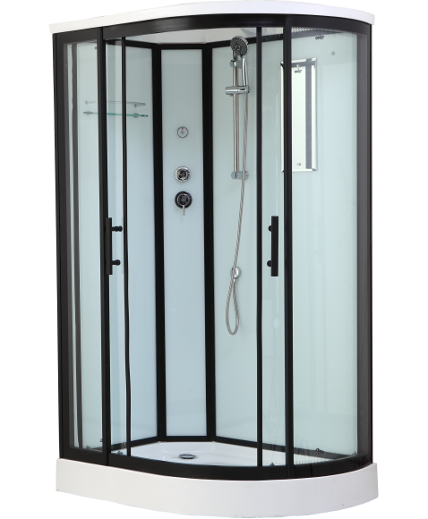 Timo Standart Т-6602 Black L душевая кабина 120*85*220