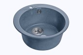 GRANFEST Мойка RONDO 480  1-чаша D-475мм графит арт.GF-