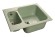 GRANFEST Мойка STANDART 615K  1,5-чаши 612*495мм салатовый арт.GF-