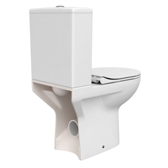 Унитаз компакт STREET FUSION Clean On 011 3/5 DPL EO slim