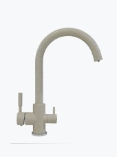 Смеситель кухонный POLYGRAN Элара Дуо (Серый №14)