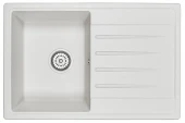 7602, БЕЛЫЙ, кухонная мойка, СтандАРТ кварц