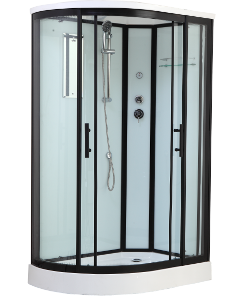 Timo Standart Т-6602 Black R душевая кабина 120*85*220