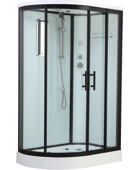 Timo Standart Т-6602 Black R душевая кабина 120*85*220