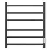 Полотенцесушитель электрический Point Аврора PN10856B П6 500x600 диммер справа, черный