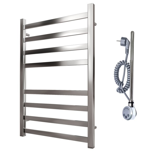 Полотенцесушитель электрический Point Меркурий PN83158E П8 500x800 левый/правый, хром Полотенцесушитель электрический Point Меркурий PN83158E П8 500x800 левый/правый, хром