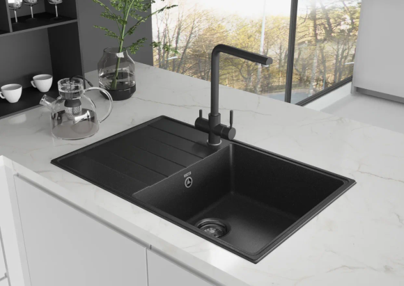 Cмеситель ULGRAN Quartz UQ-016-07, уголь