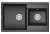 8201, ЧЁРНЫЙ, кухонная мойка, кварц