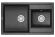 8201, ЧЁРНЫЙ, кухонная мойка, кварц