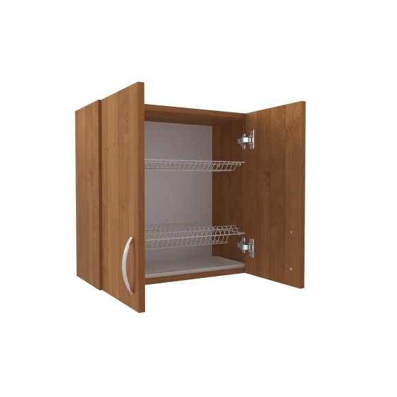 600 Шкаф навесной (для посуды) под сушку - ольха