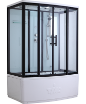 Timo Standart Т-6650 Black душевая кабина 150*88*220