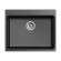 Мойка кухонная RIVELATO Axel 60, 620x510, Х-60 черный, кварц Мойка кухонная RIVELATO Axel 60, 620x510, Х-60 черный, кварц