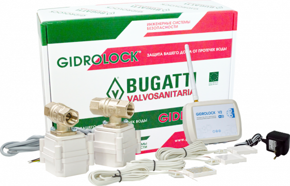 Система защиты от протечек Gidrolock Wi-Fi Bugatti 1/2&quot;