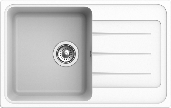 EWIGSTEIN Мойка ELEGANT 50F  1-чаша+крыло 762*480мм иней арт.EW-