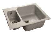 GRANFEST Мойка STANDART 615K  1,5-чаши 612*495мм серый арт.GF-