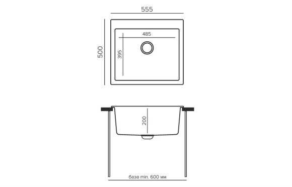 Кухонная мойка TOLERO Classic R-111 (№001 (Сер. мет))