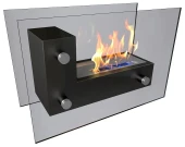 Биокамин напольный Zefire Fidero 500 черный