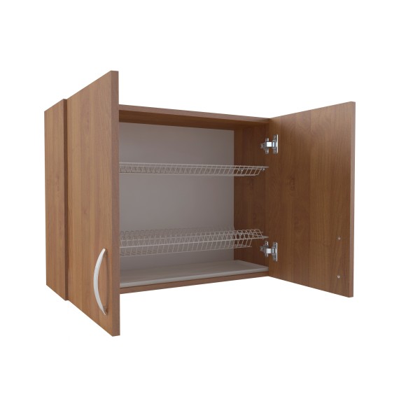 800 Шкаф навесной (для посуды) под сушку - ольха 800 Шкаф навесной (для посуды) под сушку - ольха