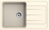 EWIGSTEIN Мойка ELEGANT 50F  1-чаша+крыло 762*480мм крем арт.EW-
