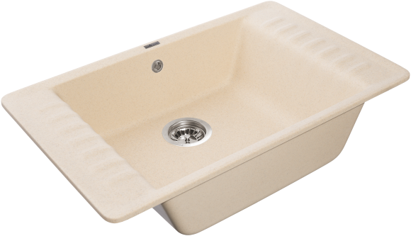 GRANFEST Мойка QUARZ 71 1-чаша+крыло 760*480мм бежевый арт.GF-ZW- GRANFEST Мойка QUARZ 71 1-чаша+крыло 760*480мм бежевый арт.GF-ZW-
