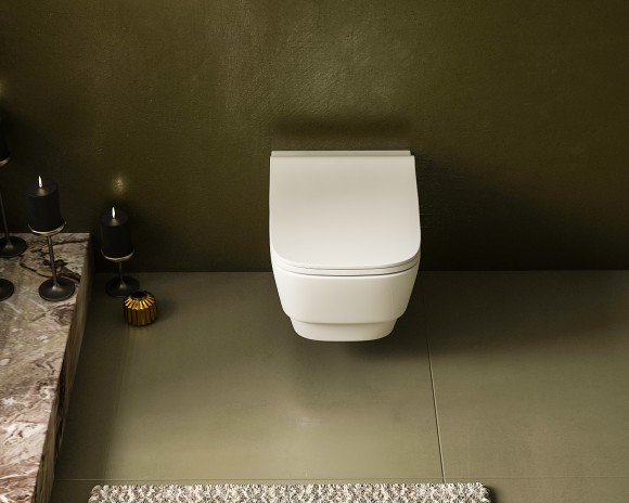 Унитаз безободковый подвесной ENZO