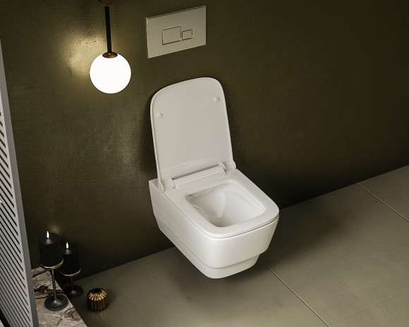 Унитаз безободковый подвесной ENZO