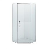 Душевое ограждение Alex Baitler AB215-90 (900x900x2000) пятиугольное, прозрачное Душевое ограждение Alex Baitler AB215-90 (900x900x2000) пятиугольное, прозрачное