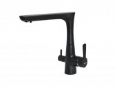 EWIGSTEIN Смеситель для кухни Г-обр. с краном питьевой воды D-40мм черный арт.