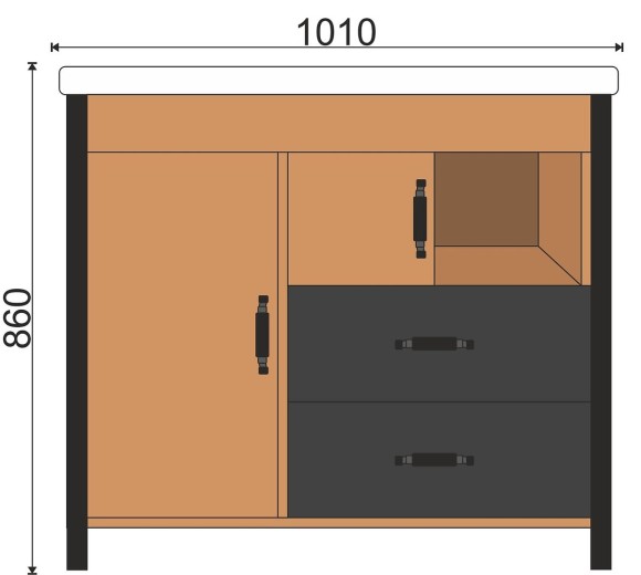 100 Тумба "Fernanda 100" (ум. Миранда 100/Грэмми 100/Фостер 100) 100 Тумба "Fernanda 100" (ум. Миранда 100/Грэмми 100/Фостер 100)