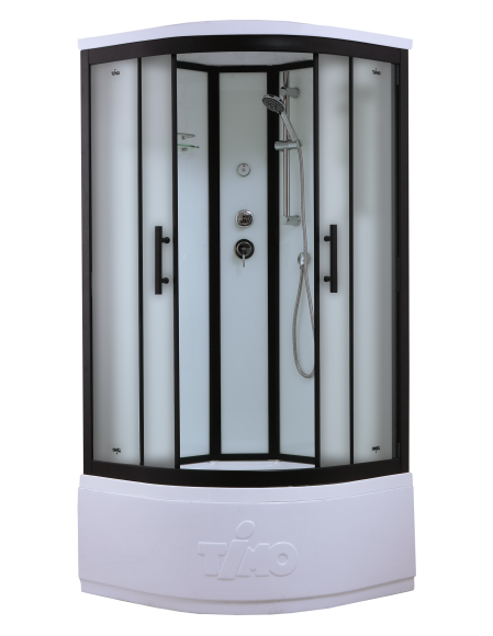 Timo Standart T-6600 Black Fabric душевая кабина (100*100*220), шт Timo Standart T-6600 Black Fabric душевая кабина (100*100*220), шт