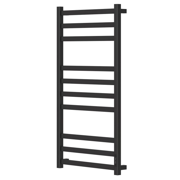 Полотенцесушитель электрический Point Меркурий PN83850B П10 500x1000, диммер справа, черный Полотенцесушитель электрический Point Меркурий PN83850B П10 500x1000, диммер справа, черный