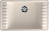 GRANFEST  Мойка QUARZ 71  1-чаша+крыло 760*480мм белый арт.GF-ZW-