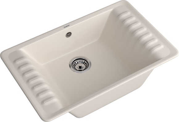 GRANFEST Мойка QUARZ 71 1-чаша+крыло 760*480мм белый арт.GF-ZW- GRANFEST Мойка QUARZ 71 1-чаша+крыло 760*480мм белый арт.GF-ZW-