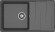 GRANFEST Мойка LEVEL 860L  1-чаша+крыло 860*500мм графит арт.GF-