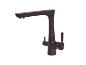 EWIGSTEIN Смеситель для кухни Г-обр. с краном питьевой воды D-40мм шоколад арт.