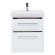 Тумба Q MAX, 55 см, подвесная, 2 ящика, белый глянец Тумба Q MAX, 55 см, подвесная, 2 ящика, белый глянец