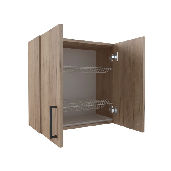 600 Шкаф навесной (для посуды) под сушку - Дуб Бунратти