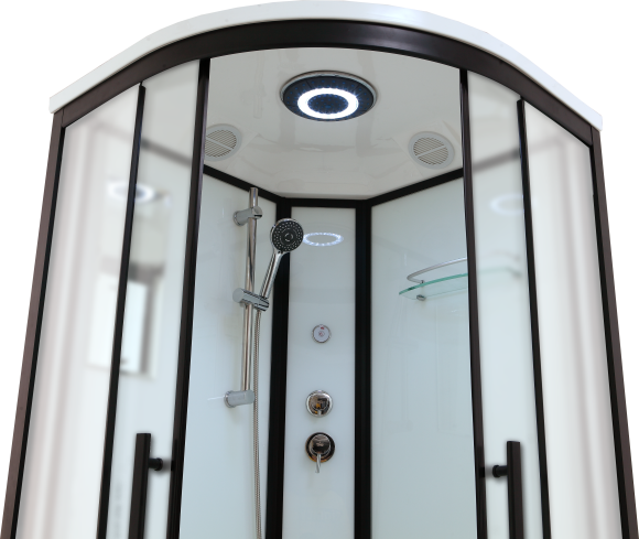 Timo Standart T-6601 Black Fabric душевая кабина (100*100*220), шт Timo Standart T-6601 Black Fabric душевая кабина (100*100*220), шт