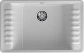 GRANFEST  Мойка QUARZ 71  1-чаша+крыло 760*480мм серый арт.GF-ZW-