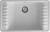 GRANFEST  Мойка QUARZ 71  1-чаша+крыло 760*480мм серый арт.GF-ZW-
