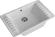 GRANFEST  Мойка QUARZ 71  1-чаша+крыло 760*480мм серый арт.GF-ZW-