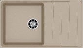 GRANFEST Мойка LEVEL 860L  1-чаша+крыло 860*500мм песочный арт.GF-