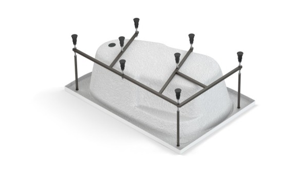 Ванна асимметричная JOANNA 150x95 правая